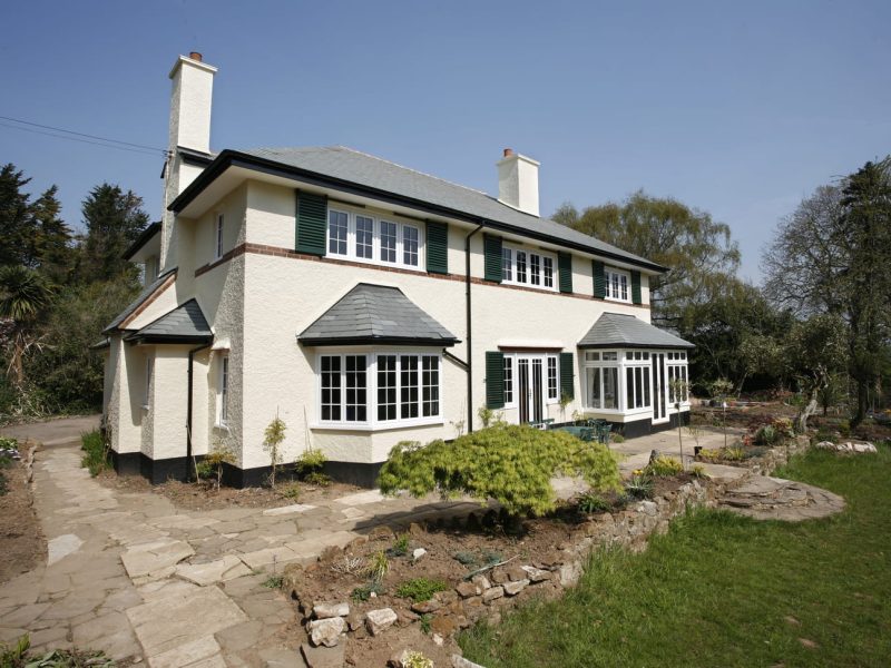 white double glazed windows