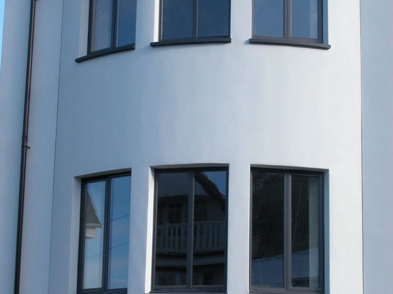 Aluminium windows black