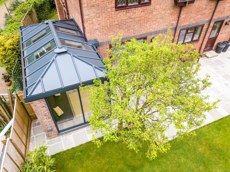 georgian conservatory aerial