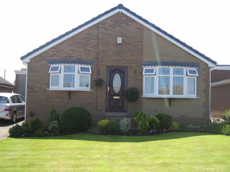 white bay and bow windows