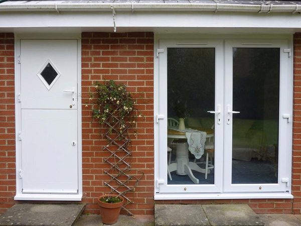 white stable doors and french doors hayle