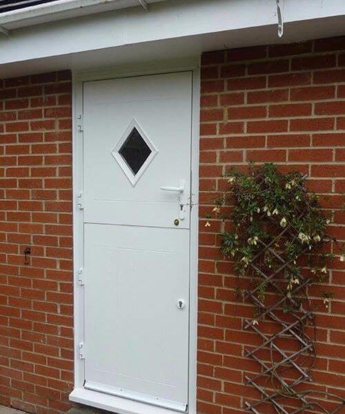 white stable door