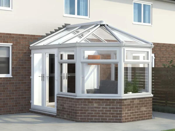white conservatory space